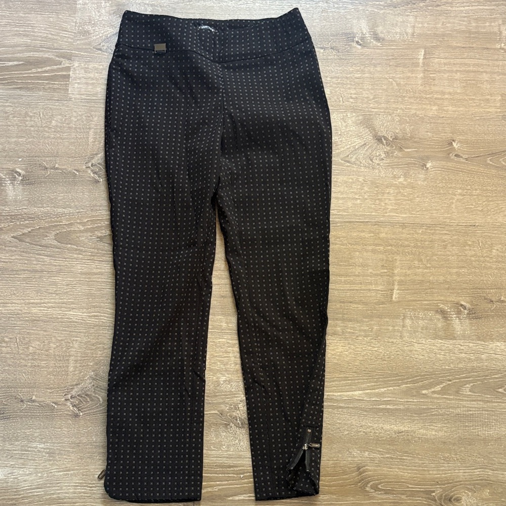 LISETTE Montreal Black and White dainty design pants